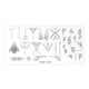 thumbnail image 2 of Placas de estampado de uñas con diseño de personajes extravagantes, imágenes de plantillas para decoración de uñas, 2 of 2