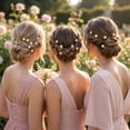 thumbnail image 4 of Miallo Rose Gold Bobby Pins 24pcs, Cute Hair Clips for Thick Hair, Trendy Metallic Hair Accessories Gift for Girls & Women, 4 of 7