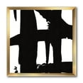 thumbnail image 1 of Designart Black & White Crossing Paths II Framed Wall Art, 1 of 3
