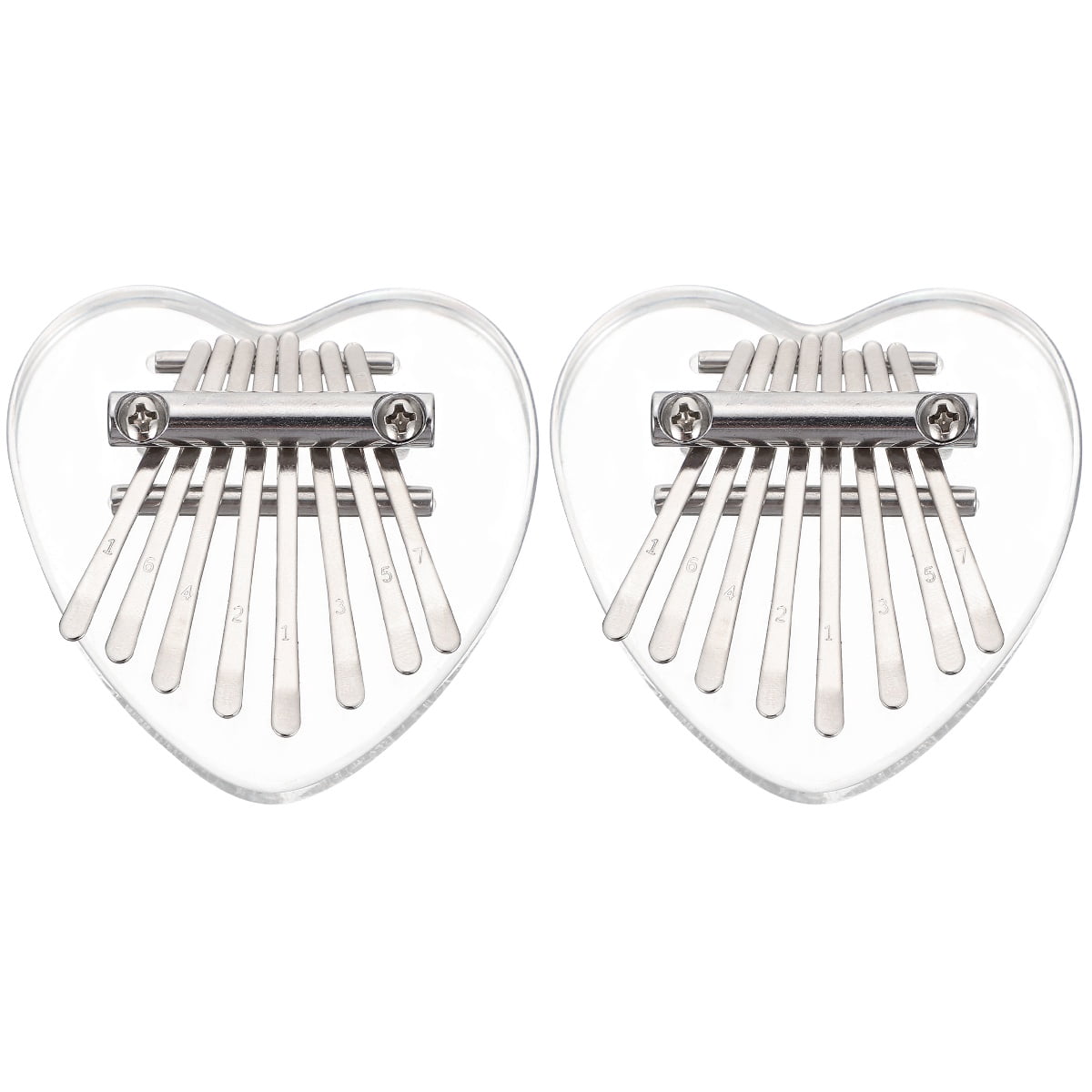 Masteelf 2pcs Thumb Piano Finger Piano Useful Music Instrument Kalimba Music Lover Gift