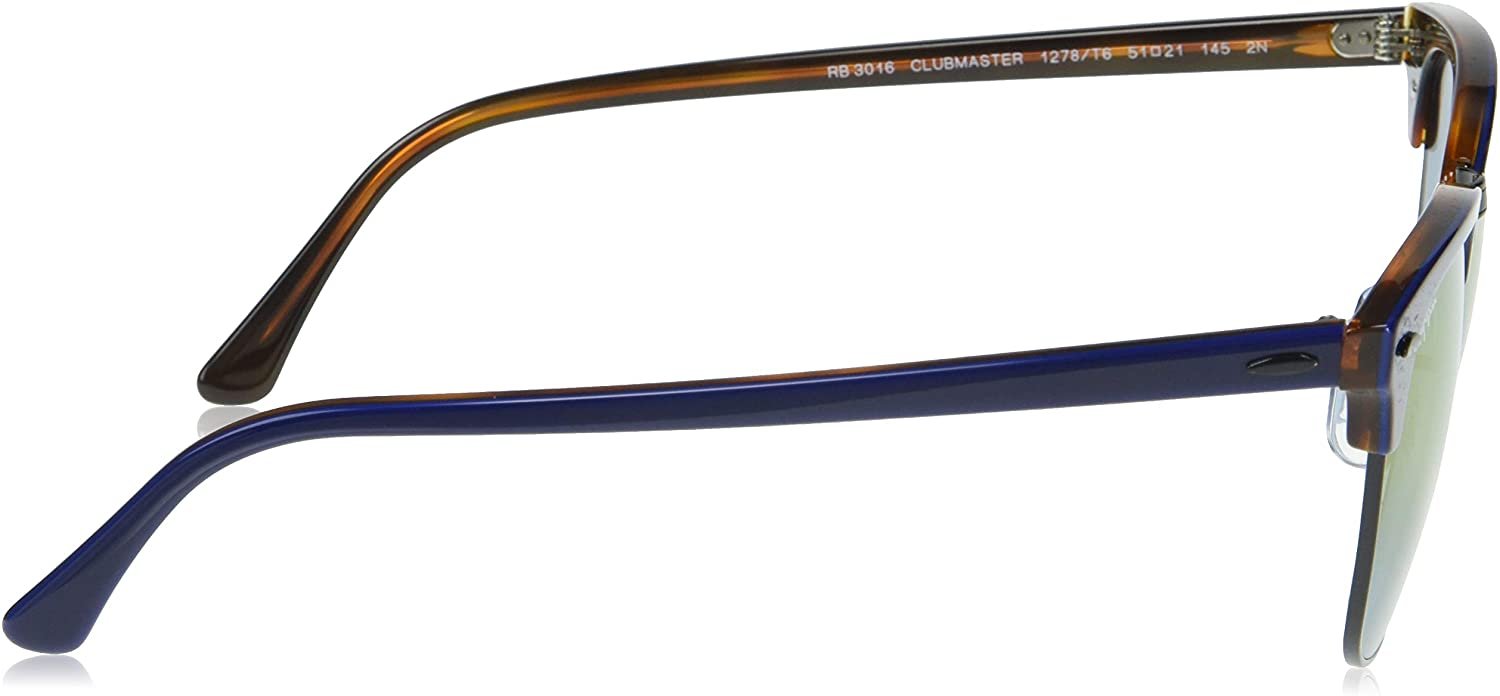 Ray-Ban Rb3016 Clubmaster Square Sunglasses - Walmart.com