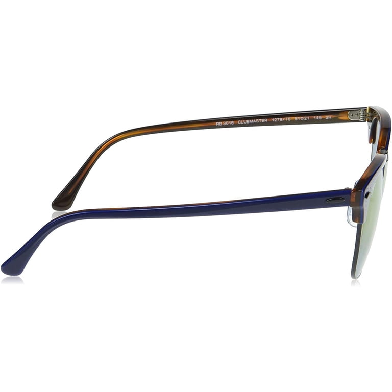 Ray-Ban Rb3016 Clubmaster Square Sunglasses - Walmart.com
