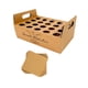 thumbnail image 1 of Caja porta conos de confeti para bodas, decoración de conos de confeti y caja de soporte para bodas 20 agujeros marrón, 1 of 9