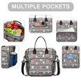 thumbnail image 2 of Pioneer Flower Floral Print Pattern Womens Lunch Box for Work,Insulated Large Lunch Bag,Leakproof Adult Lunch Bag for Work,Beach,Travel,Picnic,Camping, 2 of 6