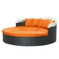 thumbnail image 2 of Modway Quest Canopy Outdoor Patio Daybed in Espresso Orange, 2 of 9