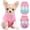 Pink, variant on XXS Dog Sweater,Extra Small Knitted Chihuahua Sweater Yorkie Teacup Dachshund,Dog Sweaters for Small Dogs Girl Male Fall Winter Puppy Cat Sweaters(XX-Small)