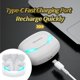 thumbnail image 5 of Auriculares intrauditivos inalámbricos Auriculares con control táctil Auriculares con estuche de carga Micrófono incorporado Graves profundos blanco, 5 of 7