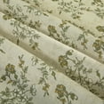 thumbnail image 4 of TWOPAGES Light Filtering Pinch Pleated Print Cafe Curtains for Kitchen Small Windows, 2 Panels, 34"x24", Porcelain, 4 of 5