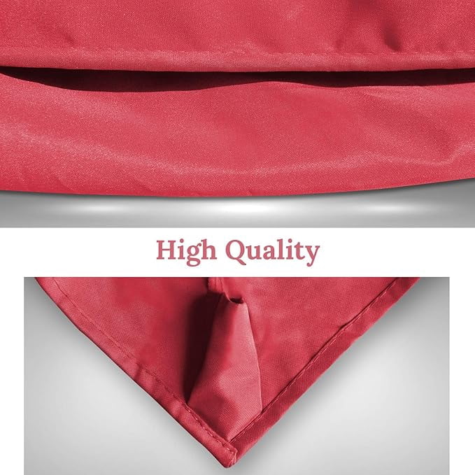 SOLAXO 6-Rib 10'x6.5' Patio Umbrella Replacement Canopy for Outdoor