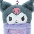 thumbnail image 2 of Kuromi Plush ID Card Holder with Clip Sanrio, 2 of 7