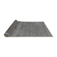 thumbnail image 2 of Ahgly Company Indoor Round Abstract Gray Modern Area Rugs, 5' Round, 2 of 4