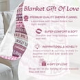 thumbnail image 4 of LHSHID Best Granddaughter Gift from Grandma Grandpa Gift for Granddaughter Granddaughter Birthday Gift Granddaughter Gifts for Mothers Day Christmas Granddaughter Throw Blanket 40"x50", 4 of 6