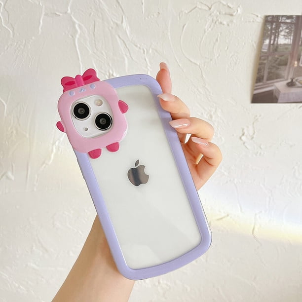 Funda de teléfono Monster para Iphone 14 Pro Max, Funda de silicona para Iphone 13 Pro Max 12 11 XR X Xs SE 2022 2020 7 8 Plus 6 6s Coque Fivean unisex