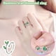 thumbnail image 2 of Xihbxyly Anillo de Hoja de Diamante, Elegante Joya de Diseño Móvil, Material de Aleación con Acabado Elegante, Regalo Perfecto para Ocasiones Especiales, Accesorio de Moda para Mujer, Único y Llamati, 2 of 7