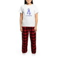thumbnail image 4 of CafePress - Colon Cancer Love Courage Women's Light Pajamas - Women's Short Sleeve Print T-Shirt and Pants Light Cotton Pajama Set, 4 of 7