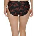 thumbnail image 3 of Calvin Klein Women's Side Shirred Hipster Bikini Bottoms Swimsuit Black Size L, 3 of 3