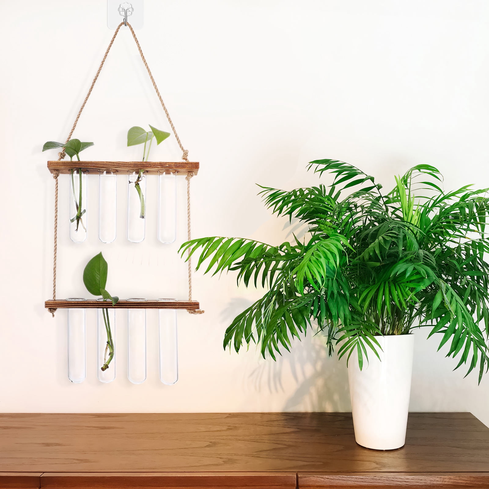 FRCOLOR Indoors Hanging Planters for Indoor Plants Wall Mount Decorations Newborn