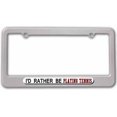 thumbnail image 1 of I'd Rather Be Playing Tennis License Plate Tag Frame, Multiple Colors, 1 of 1