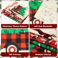 thumbnail image 3 of Buffalo Plaid Christmas Placemats - 6Pcs Merry and Bright Buffalo Plaid Christmas Placemats Winter Snowflake Xmas Tree Table Mats Washable Place Mat Home Dining Table Decor,12 x 18 Inch, 3 of 5