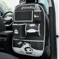 thumbnail image 7 of Cute Panda Leather Car Backseat Organizer 1 Pack,  Car Seat Back Protectors with Clear Tablet Holder and Storage Pockets, Suitable for Car Seat (18.11×26.38 in), 7 of 7
