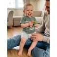 thumbnail image 4 of BemeyourBBs Toddler Baby Boy Summer Outfit Don't Hate Me Just Cuz I'm A Little Cooler Letter Print Crew Neck Short Sleeve T Shirt Tops and Shorts Set 2Pcs Cute Infant Boys Clothes, 4 of 9
