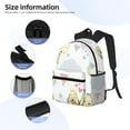 thumbnail image 5 of Gaeub Green Blue Avocado School Backpack Waterproof Bookbag for Men Women College High School Bags, 5 of 8