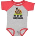 thumbnail image 3 of Inktastic First Thanksgiving Pilgrim Turkey Boys or Girls Baby Bodysuit, 3 of 5