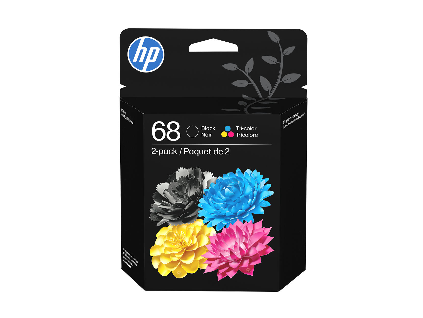 HP 68 2-Pack Black and Tri-Color Ink Cartridges photo 1
