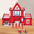 thumbnail image 6 of Kokiya Fire Station Building Kit Architecture Building Model for Sand Table Diorama 158PCS, 6 of 9