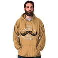thumbnail image 5 of Funny Moustache Responsibility Joke Hoodie Hooded Sweatshirt Men Brisco Brands 2X, 5 of 6