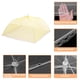 thumbnail image 4 of 3 Piezas Grandes y Altas Cubiertas para Alimentos de Malla de 17" para Exteriores, Cubiertas Protectoras Colapsables para Alimentos, Amarillo, 4 of 6