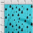 thumbnail image 2 of oneOone Cotton Flex Red Fabric Christmas Tree Quilting Supplies Print Sewing Fabric By The Yard 40 Inch Wide, 2 of 4