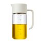 thumbnail image 1 of Dispensador de aceite y vinagre de cristal con bivalva automático para cocinar en la cocina sin gotear, 1 of 6