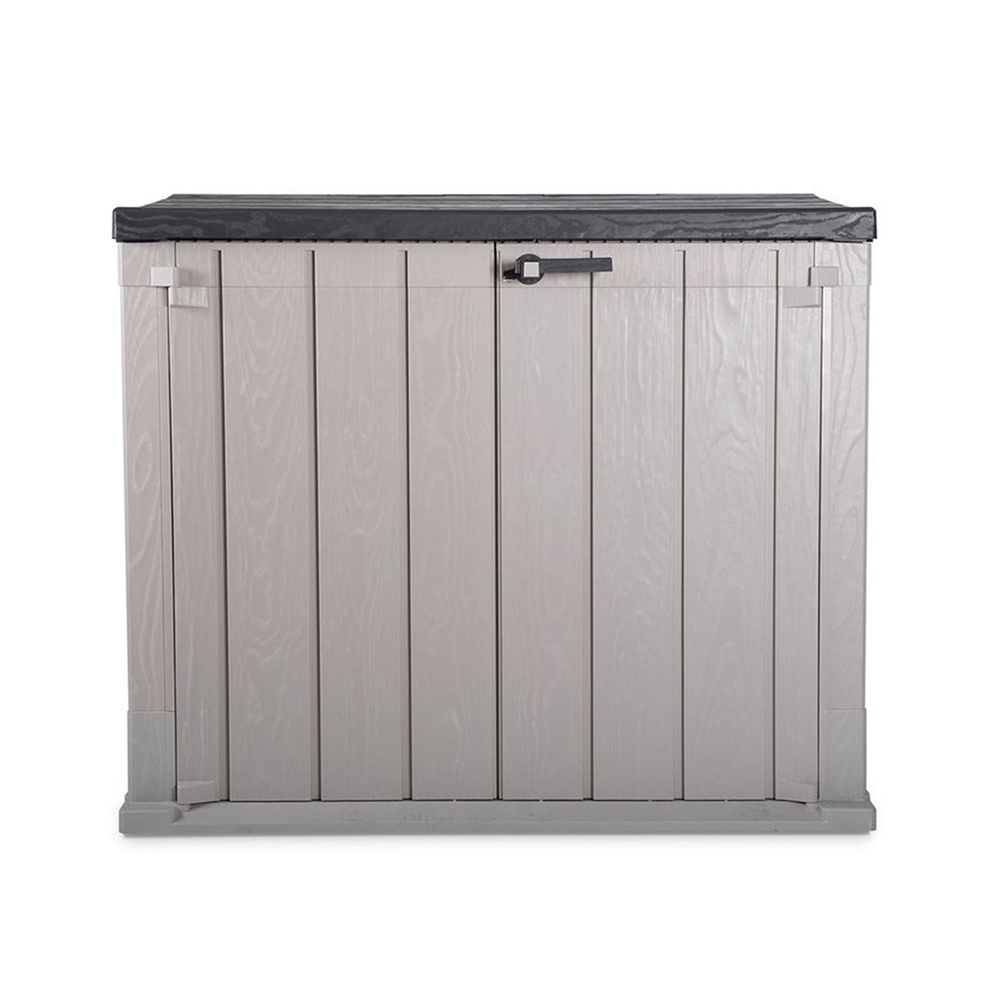 Toomax Stora Way All Weather 6' x 3.5' Storage Shed Cabinet, Taupe Gray