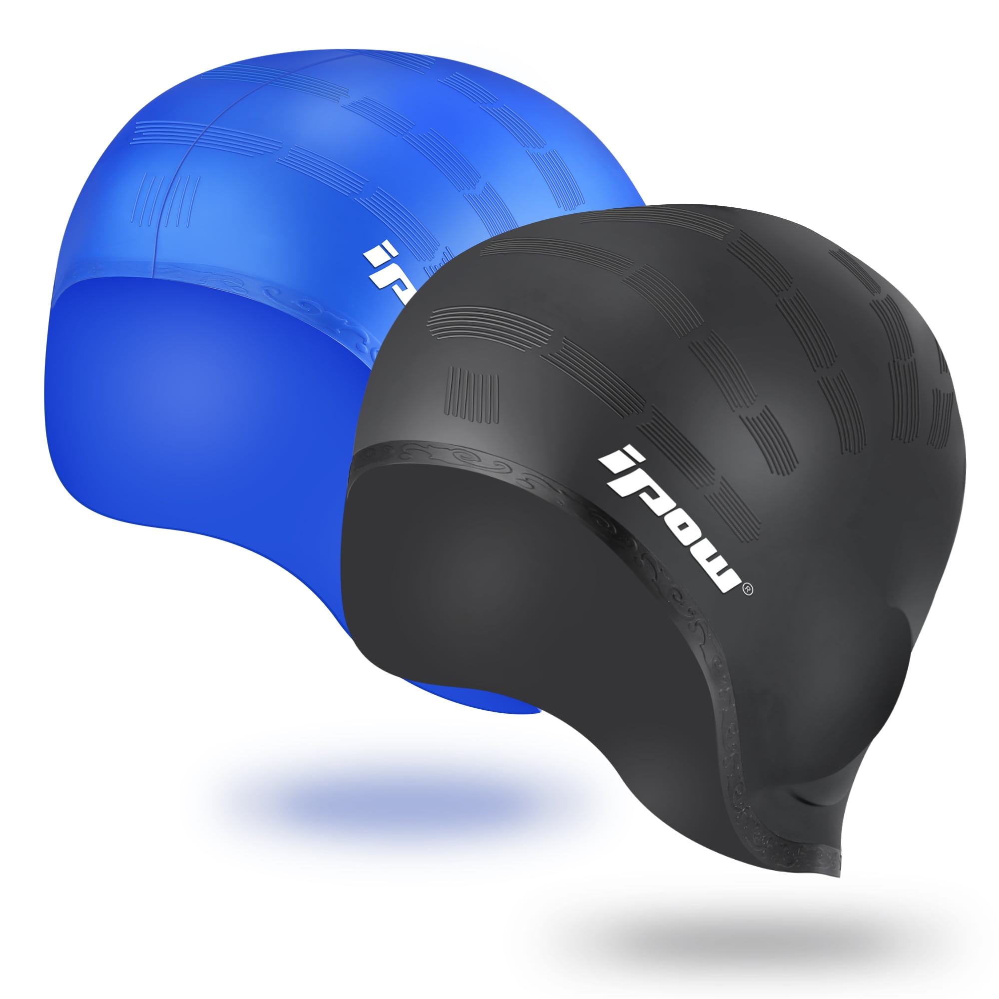 1*Swimming Cap Waterproof Silicone Swim Pool Hat For Adult Men Hair Long M6H2 