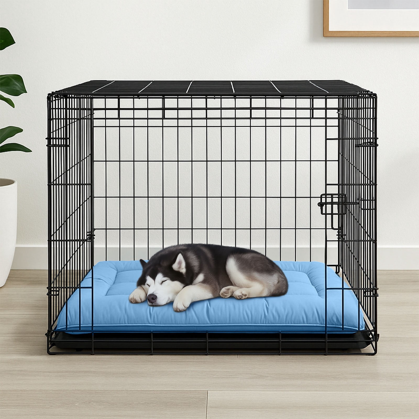 HengDidi Extra Large Cooling Pet Mat for Dog Sofa Bed - Soft Thick Polyester Non-Slip Base Versatile Year-Round Comfort Summer Relief