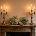 thumbnail image 4 of 1PC Artificial Eucalyptus Greenery Swag with Rustic Linen Bow, Farmhouse Wall Decor for Spring, Summer and Year-Round Home or Wedding Decoration, 4 of 4