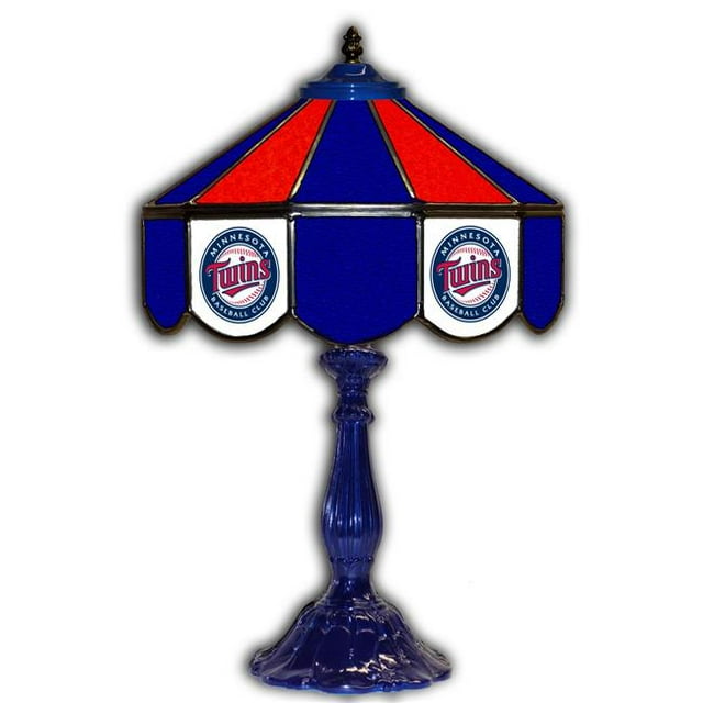 Imperial Fan Shop 720801672175 21 in. Minnesota Twins MLB Glass Table Lamp