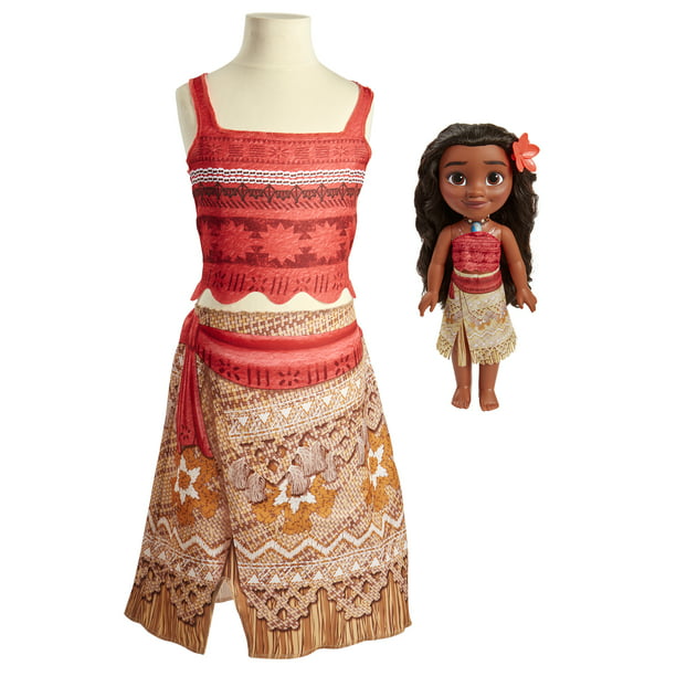 Disney Princess Adventure Moana Toddler Doll And Dress Walmart Com Walmart Com