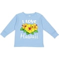 thumbnail image 3 of Inktastic I Love Hawaii Hibiscus Flowers Boys or Girls Long Sleeve Toddler T-Shirt, 3 of 5