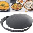 thumbnail image 5 of Tart Pan, Quiche Tart Pan, Removable Bottom Tart, Non-stick Quiche Tart Pan, Carbon Steel Tart Pan, For Cheesecakes, Chocolate Pies, Tart Pies, Quiche, 5 of 5