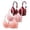 A-Hot Pink69, variant on Womens Push Up Bras 3 PC Breathable Mesh Padded Bra With Front Charm Underwire Full Coverage Comfort Daily Bras