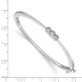 thumbnail image 5 of 14K White Gold AA Diamond Bangle Bracelet, 5 of 5