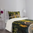 thumbnail image 3 of Ambesonne Lake Tahoe Quilted Bedspread Set 2 Pcs, Carnelian Bay Photo, Twin Size, Multicolor, 3 of 5