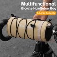 thumbnail image 2 of WEST BIKING Large Capacity Front Bike Handlebar Bag for Outdoor Cycling - Black Mountain Bike Storage Pouch for Essentials like Phone, Wallet, Tools, and More, 2 of 6