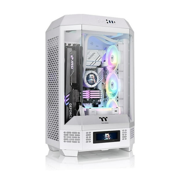 GABINETE THERMALTAKE THE TOWER 300 M-ATX CRISTAL MICROTOWER BLANCO CA-1Y4-00S6WN-00