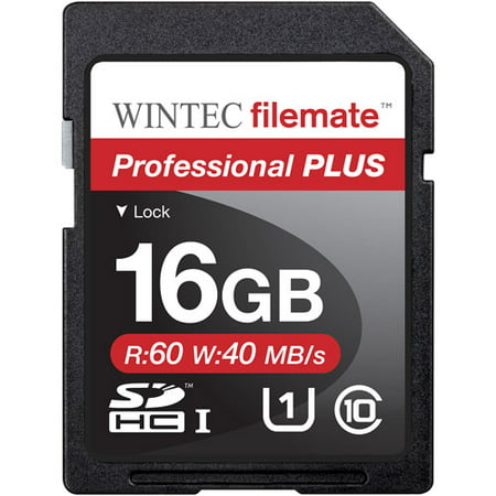 Wintec Filemate Professional Plus 16GB SDHC UHS-1 Memory