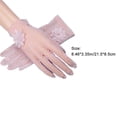 thumbnail image 2 of vlrwzc Women Sun UV Protection Gloves Summer Floral Lace Anti-skid Screentouch Gloves Elegant Fishing Cycling Gloves Wedding Full Finger Gloves, 2 of 7