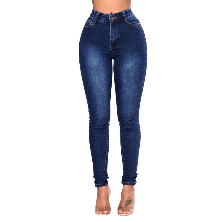 walmart elastic waist jeans