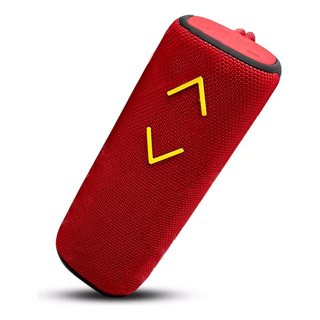 Bocina Bluetooth Portátil Altavoz Recargables Rojo